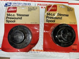 2 Pack OEM Toro 14c.c. Gas Trimmer Prewound Spools Part no. 33-7950, 880... - $9.99