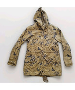 American Eagle Jacket Hooded Full Zip Floral Boho Cinch Waist Women&#39;s Small - €17,27 EUR