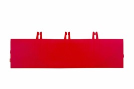 Armadillo Interlocking Plastic Tile Bevels • Flaming Red • 4 x 12&quot; Edge ... - £7.31 GBP