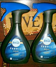 Febreze Fabric Refresher OCEAN Scent 2 Bottles 16.9 Oz Each - £15.30 GBP