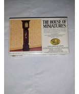 X-acto The House Of Miniatures Dollhouse Kit Tall Case Clock #40018 NEW ... - $14.99