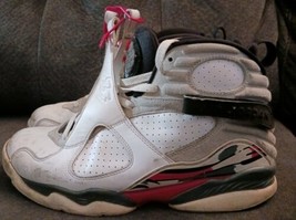 Nike Air Jordan 8 Retro Bugs Bunny 305381-103 Size 10.5 White Red Black Grey - £120.26 GBP