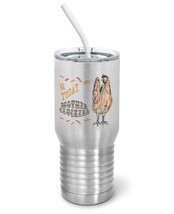 PixiDoodle Farmhouse Decor - Cussing Chicken Tumbler with Spill-Resistant Slider - £27.61 GBP+