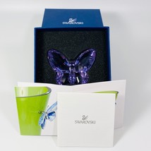 Swarovski Large Violet Butterfly 1183941 CoA with original box. - £108.16 GBP