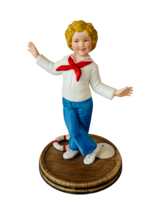 Shirley Temple Classics Porcelain Figurine 1983 Nostalgia vtg Captain Ja... - £50.49 GBP