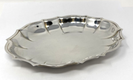 Oneida Silver Plate Serving Plate 7&quot; L x 5.5&quot; W - £7.60 GBP