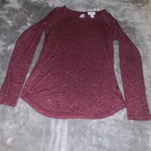 Girls Size XL 14 Old Navy Light Weight Burgundy Maroon Sweater EUC - £11.81 GBP
