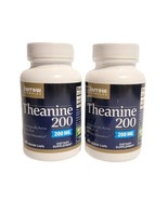 2 Jarrow Formula Theanine 200, 200 mg 60 Veggie Caps Each Best By 02/2025  - £14.85 GBP