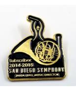 San Diego Symphony Jahja Ling Music Director 2014-15 Subscriber Pin Fren... - £7.86 GBP