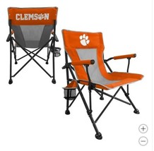 Clemson Tigers Hard Arm Chair Orange NCAA Tailgating Camping Cup Holder - $1,854.00 MXN