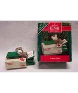 Hallmark Keepsake COPY OF CHEER MOUSE ON COPIER 2&quot; CHRISTMAS ORNAMENT 1990 - $20.37 CAD