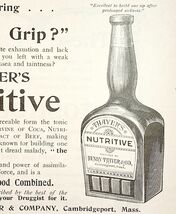 1895 Thayer&#39;s Nutritive Quack Medicine Victorian Stimulant Advertisement - $28.05 CAD