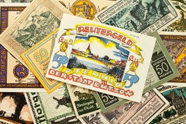 1920&#39;s Deutschland Notgeld (Notfall Geld) 25pc - Birkenfeld, Lubz , Luck... - $1,969.64 MXN