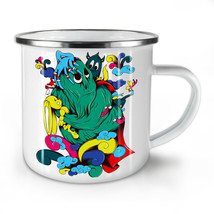 Fantasy Cartoon Monster NEW Enamel Tea Mug 10 oz | Wellcoda - £20.58 GBP