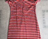Women’s Old Navy T-shirt Dress Size Medium Regular Cute Classic Orange S... - $24.73