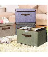 Large Storage Basket Rectangular Fabric Collapsible Bin Box 3-Pack 2025 - $39.25