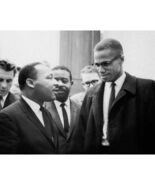 Martin Luther King Jr. &amp; Malcolm X Washington DC March 26 1964 Poster Pr... - $14.80