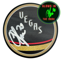 Chandler Stephenson Signed Vegas Golden Knights Retro Glow in the Dark Puck COA - £59.81 GBP