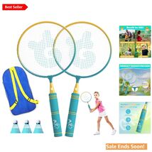 Portable Badminton Rackets for Kids - 2 Player Set with Shuttlecocks &amp; C... - $39.55
