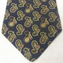 Tommy Hilfiger Tie Silk Blue Paisley - $12.95