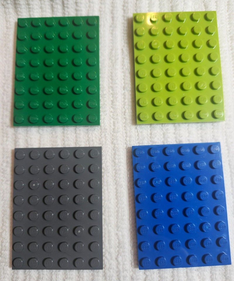 LEGO Part 3036 6x8 Plate - (1pc) Vintage - Pick Your Color - $1.49