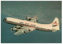 Cathay Pacific Airways Lockheed L188 Electra Airplane Postcard - £7.70 GBP