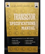 Howard W Sams Transistor Specifications Manual HTA-1 VTG 1964 First Ed 1... - £15.25 GBP