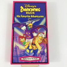 Vintage Disney&#39;s Dark Wing Duck Comic Book Capers VHS His Favorite Adventures - £6.00 GBP