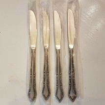 Stanley Roberts Auberge Knife LOT 4 Modern Serrated Stainless Flatware K... - $11.88