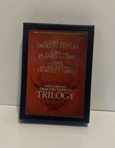 STIEG LARSSON&#39;S DRAGON TATTOO TRILOGY 4-DVD BOX SET W/ LENTICULAR COVER  - $19.79