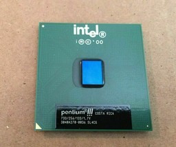 Intel Pentium III 733mhz/256kb/133mhz FSB Socket 370 CPU Processor SL4CG - £6.99 GBP