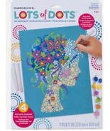 Dimensions &quot;Lots of Dots&quot; Dot Painting Kit, Girl Portrait, Age 12+ - £14.98 GBP