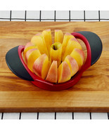 New Stainless Steel Fruit Apple Pear Easy Cut Slicer Cutter Corer Divide... - €17,42 EUR