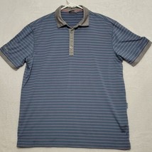 Ping Sensor Cool Golf Shirt Mens Large Blue Performance Short Sleeve Casual Polo - £20.23 GBP