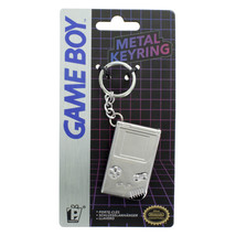 Nintendo Game Boy Shiny Chrome 3D Metal Key Chain Key Ring NEW UNUSED - $9.74