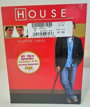House Md The Complete Season Three (5-DVD Disc Set) Brand New Sealed - £7.39 GBP