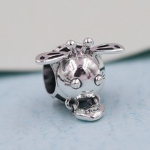 2020 Spring Release 925 Sterling Silver Bee Mine Charm With Enamel Charm  - £13.90 GBP
