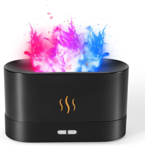 Colorful Flame Air Aroma Diffuser Humidifier, Upgraded 7 Flame Colors Noiseless  - £28.83 GBP
