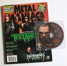 Metal Maniacs Magazine 2008 Testament Nachtmystium Opeth Anthrax - £11.42 GBP