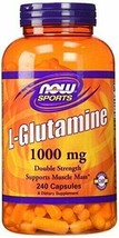 Now Foods L-Glutamine 1000 mg - 240 Capsules - $30.90