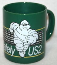 Vintage MICHELIN US2 Tire Plant Factory COFFEE MUG CUP Michelin Man Bibe... - $19.79
