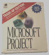 $50 Microsoft Project Version 4.0 Disks 3.5 Trade-Up Vintage 90s Software Sealed - £44.62 GBP