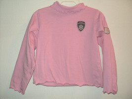 Beluga New York Girls 4T Shirt Pink Bunny Boarder Long Sleeves Top - £9.53 GBP