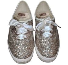 Keds Kate Spade Edition Gold Sparkly Shoes Size 7.5 EXCELLENT CONDITION  - $54.53 CAD