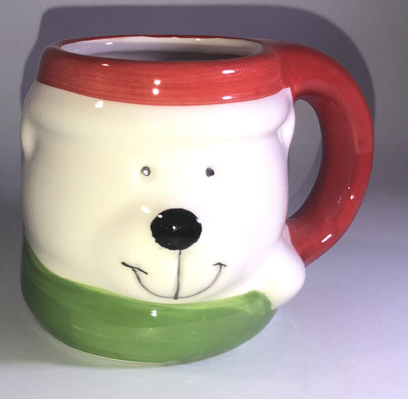 Polar Bear Christmas Holiday Coffee,Tea,Hot Cocoa Cup Mug Xmas Decor-NEW... - $18.69
