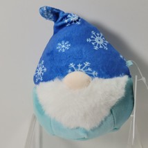 Squishmallows Channing Gnome 4.5&quot; Snowflake Christmas Holiday Winter NWT Plush - £10.46 GBP