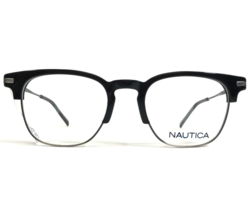 Nautica Eyeglasses Frames N8161 001 Black Gray Gunmetal Full Rim 48-20-140 - £51.25 GBP