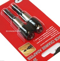 2PC Quick Change Snap Hex Driver Adapter Magnetic Screwdriver Extension Bit - £6.64 GBP