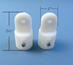 Bimini Outside Eye End 7/8&quot; White, Nylon, 2 Piece Set - Shipped from The... - $180.28 MXN