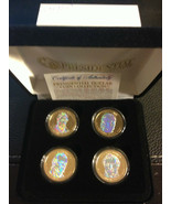 2009 USA MINT HOLOGRAM PRESIDENTIAL $1 DOLLAR 4 COIN SET Gift Box Certified - £17.29 GBP